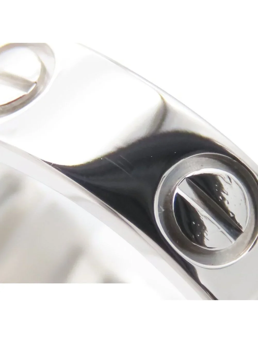 Cartier Love Ring Platinum Diamond Classic Model Wedding